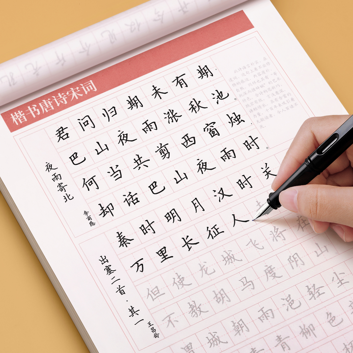 行楷字帖成年行书练字帖书法写字
