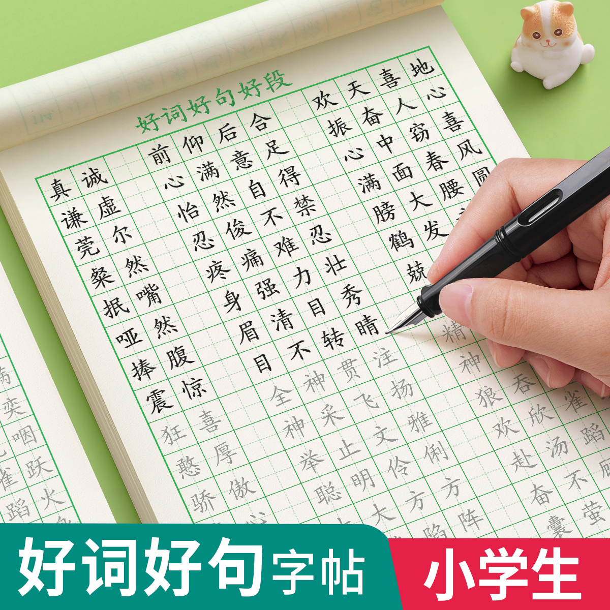 好词好句好段积累字帖小学生专用练字帖优美句子大全每日练字三年级四五六钢笔每日一练硬笔书法练字本楷书写字描红本二儿童练习贴 书籍/杂志/报纸 练字本/练字板 原图主图