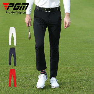 遮风保暖弹力腰带golf运动长裤 PGM新品 秋季 球裤 高尔夫男士