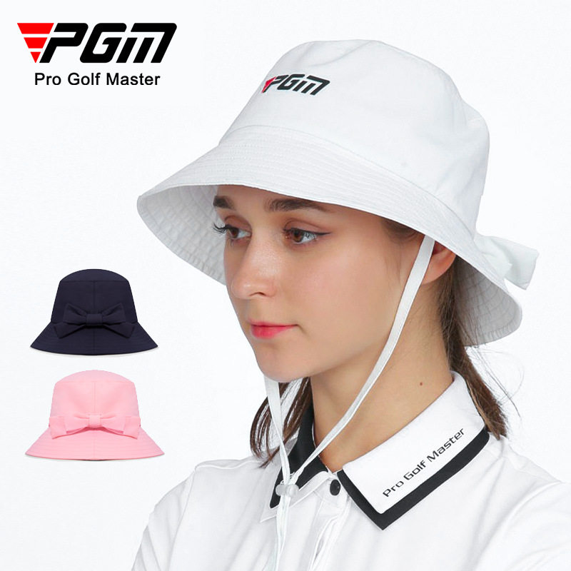PGM高尔夫球帽女士蝴蝶结渔夫帽