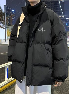 羽绒服男款冬季2026新款情侣保暖加厚美式高街外套青少年冬装棉服