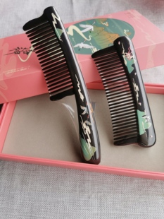 谭木匠礼盒木梳惊鸿 岩之畔 黑檀木 经典新品 送女生 领导礼物