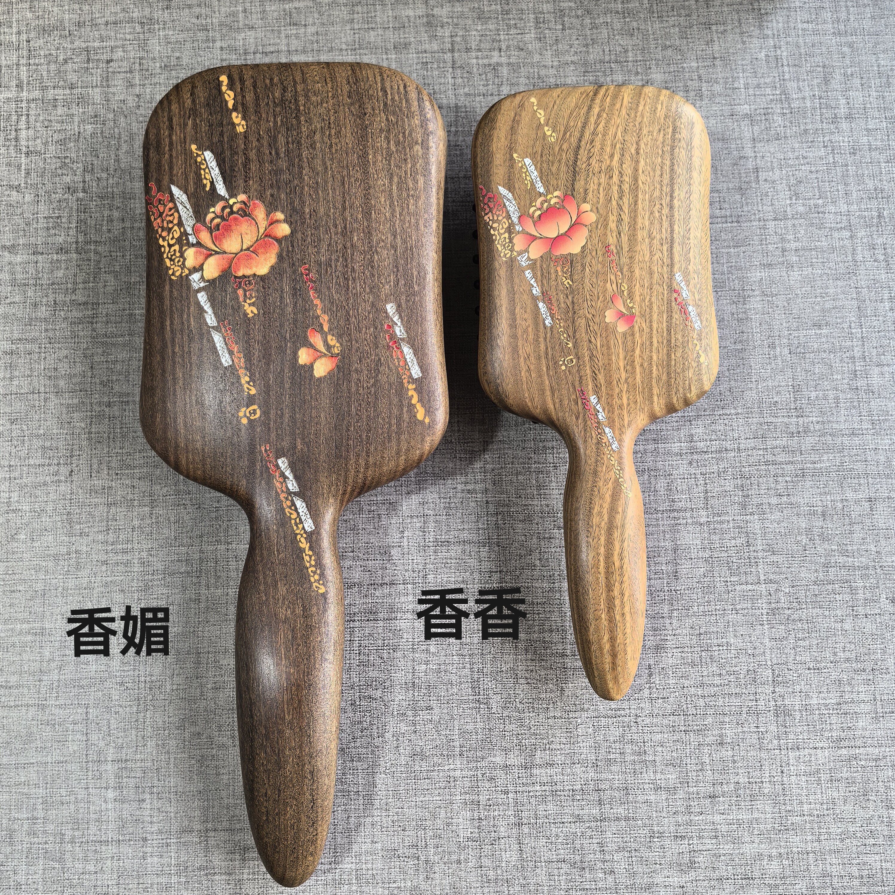 谭木匠正品护发梳香媚（香香）玉檀木气垫梳按摩头皮经络女士专用