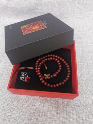 谭木匠正品 礼盒YTM手珠静香 手珠红伶 玉檀 檀木手链手串 送女友