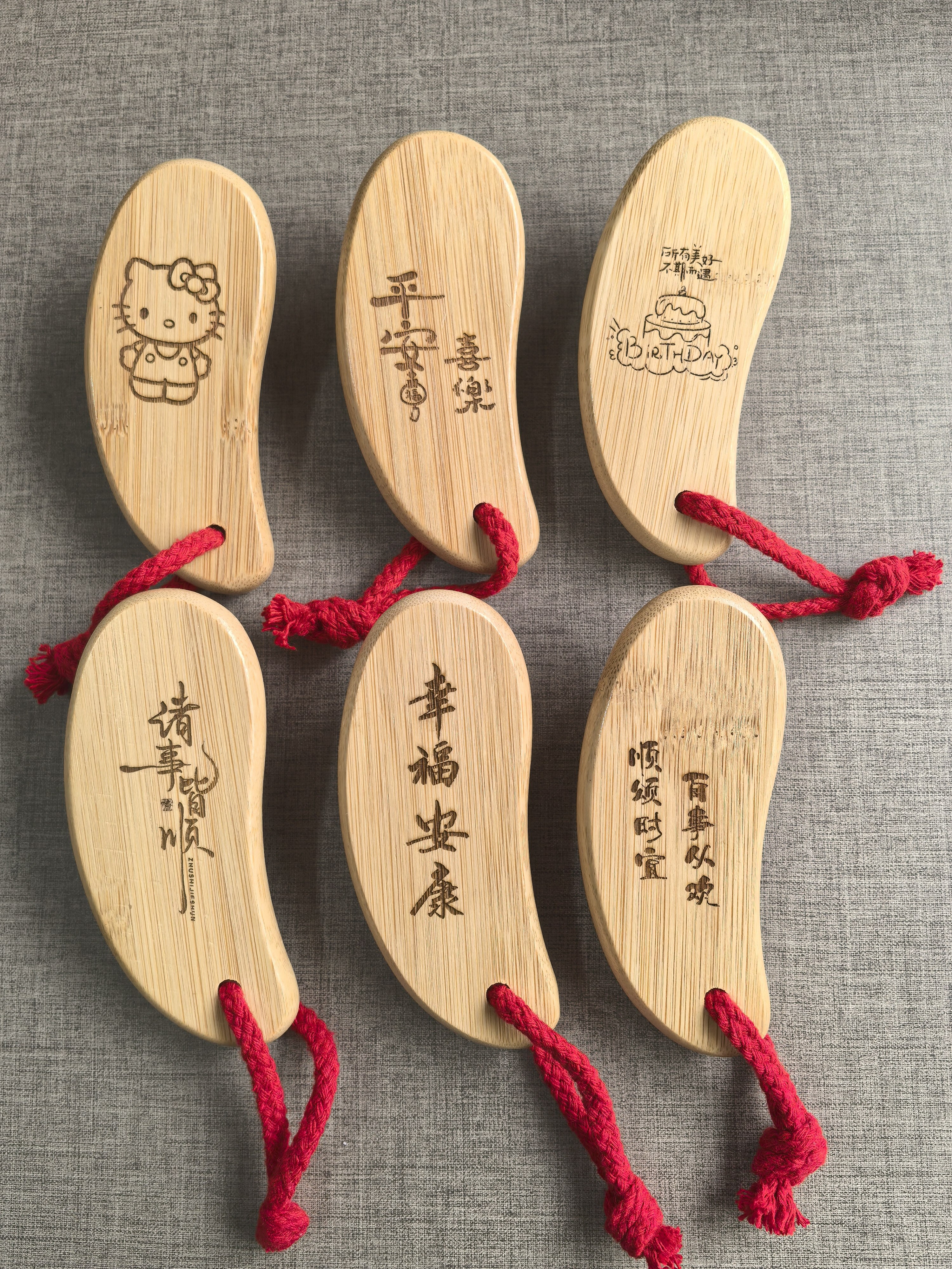 迷你气囊梳 便携气垫梳按摩梳护发梳气囊可爱竹制天然木梳子,家庭/个人清洁工具,梳子/化妆梳/按摩梳,淘宝优惠券,粉丝福利购,淘宝优惠卷