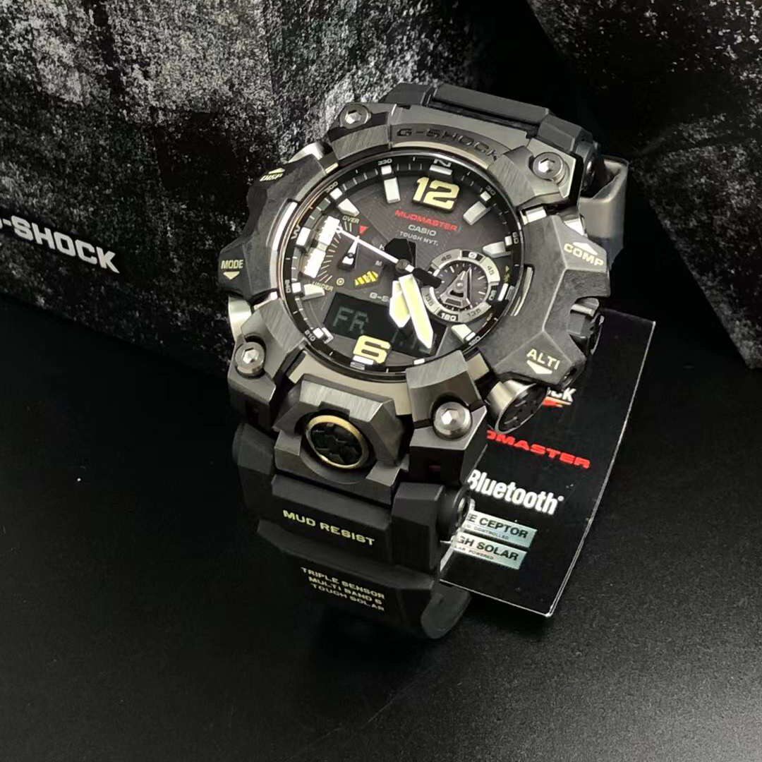 卡西欧三代大泥王gwg-b1000-1a/3a/4蓝牙电波防震防泥防水手表男