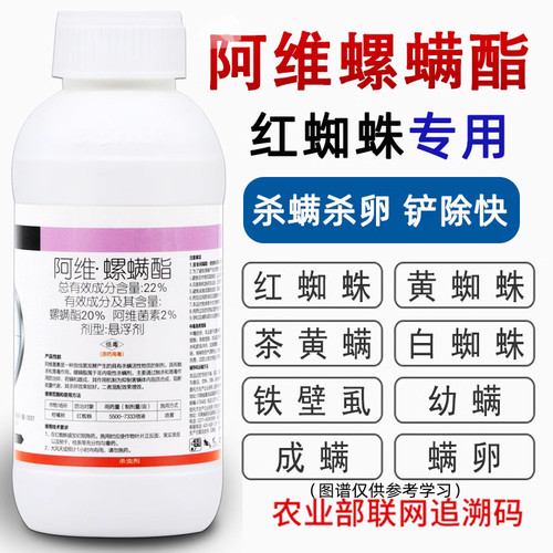专用药果树红蜘蛛杀螨阿维菌素