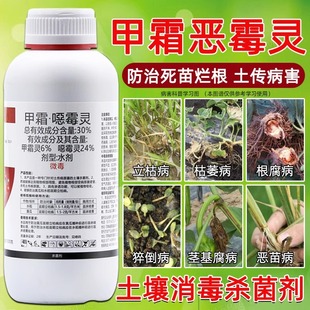 30%甲霜恶毒灵农药杀菌剂预防铲除立枯病根腐猝倒病土壤消毒杀菌