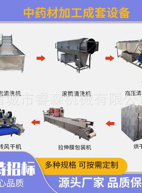 黄芪全套加工流水线中药材加工成套设备助力中小型农村合作社设备