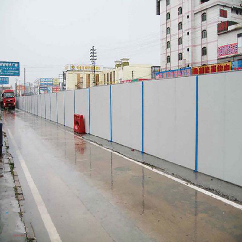 厂家直销围墙工地围墙护栏 活动围墙彩钢板临建围墙围蔽建筑围墙