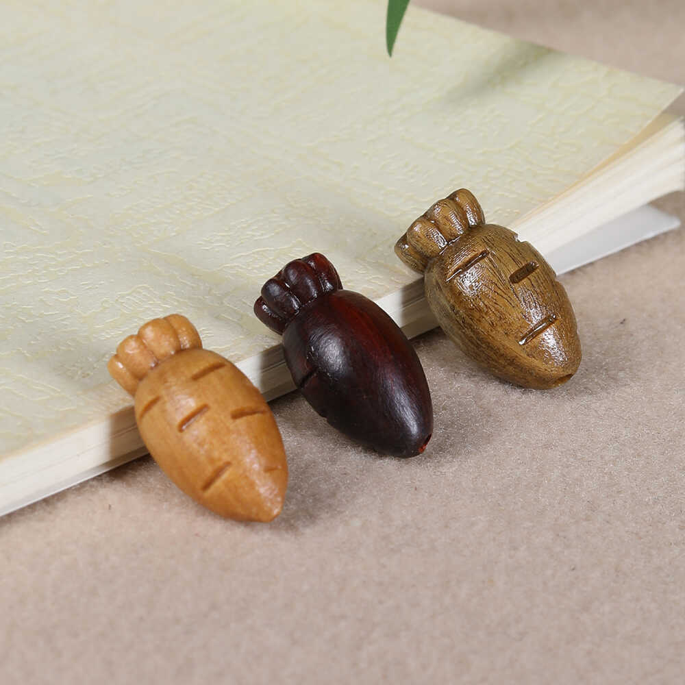 diy檀木女款胡萝卜配件