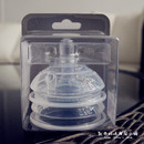 原装正品comotomo可么多么奶嘴宽口径硅胶婴儿可多奶瓶配件3滴y型