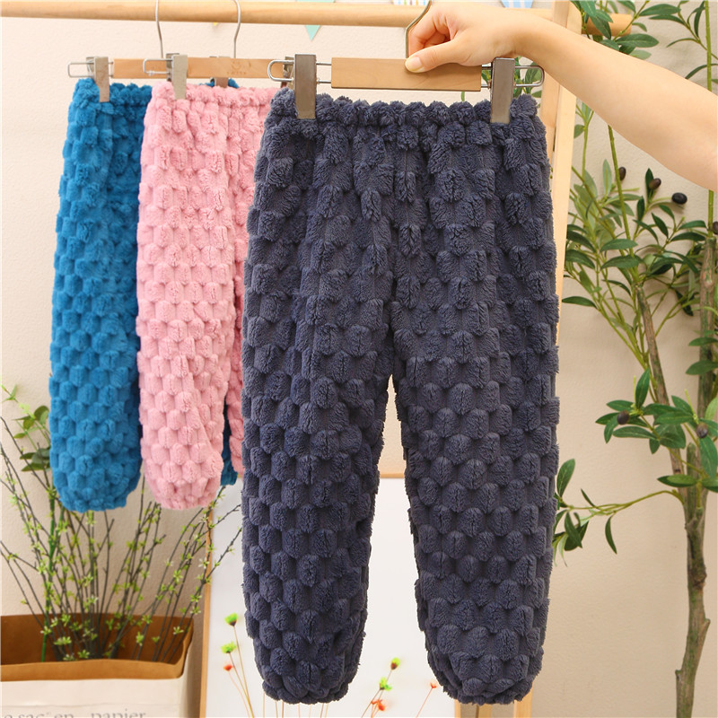 儿童暖暖裤冬装新款家居宝宝加绒