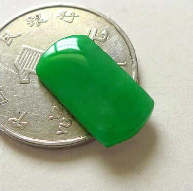 翡翠A货马鞍冰种翡阳绿马鞍裸石戒面戒指戒面裸石男款马鞍戒面