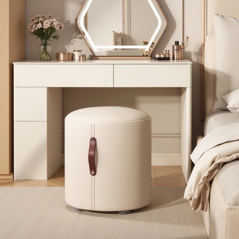 实木梳妆凳高颜值衣帽间女生卧室