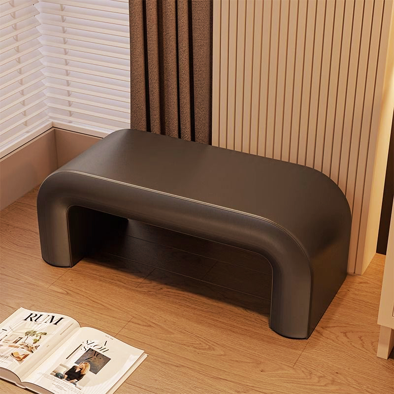 换鞋凳门口家用入户穿鞋凳轻奢高级感软包试衣间长条凳子床尾凳