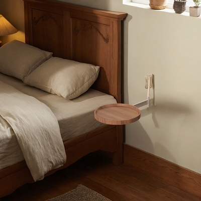 床头柜替代品可折叠壁挂床边桌