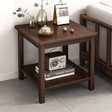 老式实木小方桌四方客厅家用迷你小茶几小桌子边柜沙发边几正方形