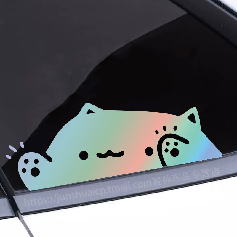卡骐酷贴可爱猫咪车贴遮盖划痕