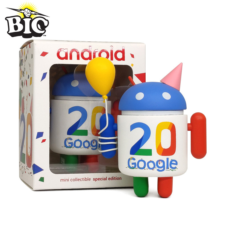现货正品潮流玩具谷歌安卓机器人珍藏限量特别版"20周年"