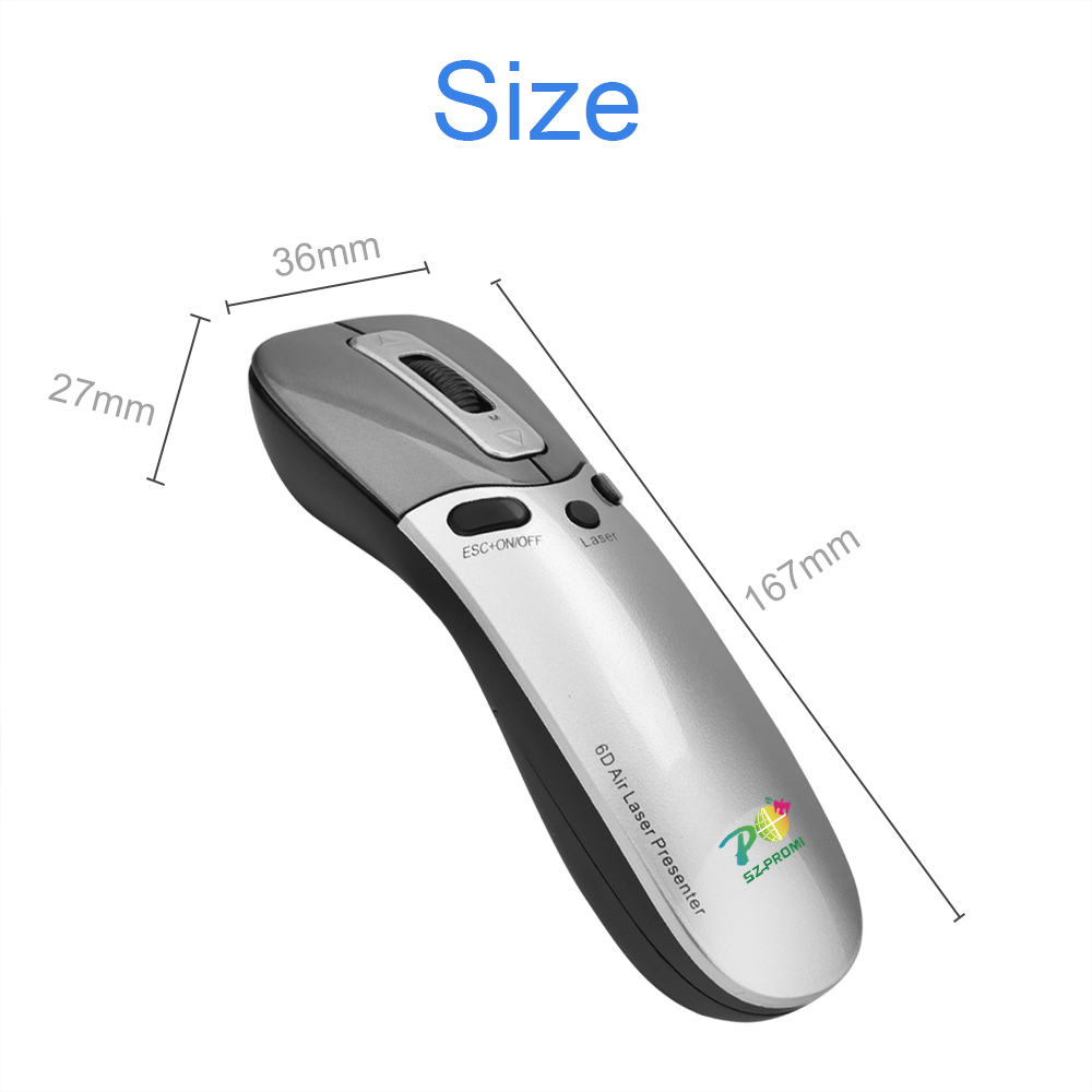 2.4G办公鼠标空中飞鼠安卓无线体感静音智能遥控器PPT翻页笔