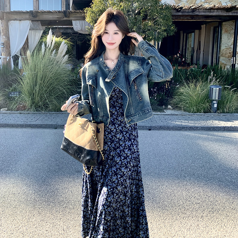 286-2601单牛仔P145-K2252602单裙P145-K2252603套装P240-K378，女装套装/套裙，安雅