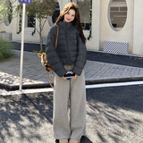 现货加色新标90绒排骨短款羽绒服286-5150-P285-K398，女装羽绒服，安雅