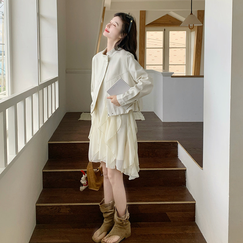 zb286-2605外套P160-K2482606单裙子P130-K208，女装套装/套裙，安雅