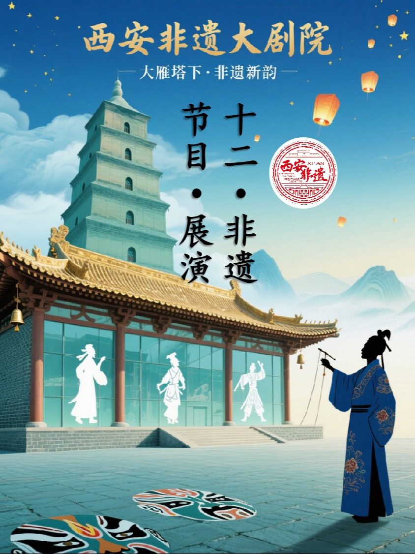 任一场次通票|西安非遗大剧院|十二非遗节目展演