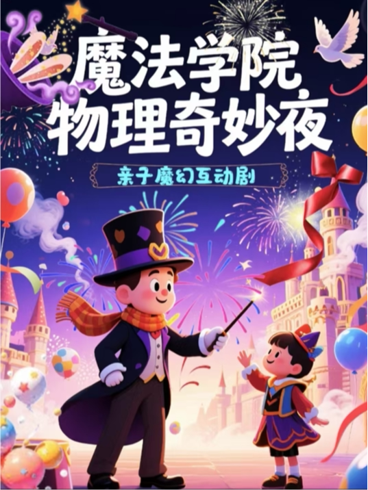 【北京】《科学魔法大冒险》沉浸式体验剧｜做实验学知识｜小小科学家｜亲子互动｜儿童喜剧魔术脱口秀｜合家欢