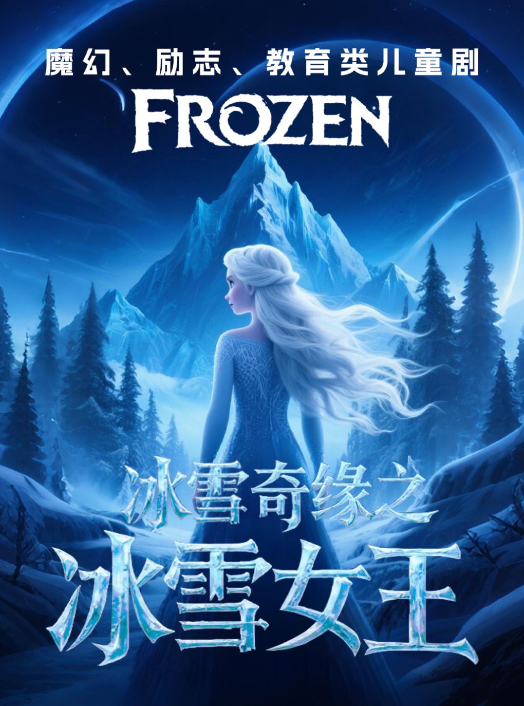 【丽江站】大型奇幻儿童舞台剧《冰雪奇缘之冰雪女王》