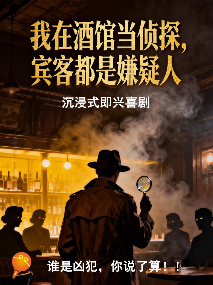 【大连】《我在酒馆当侦探,宾客都是嫌疑人》沉浸式即兴喜剧