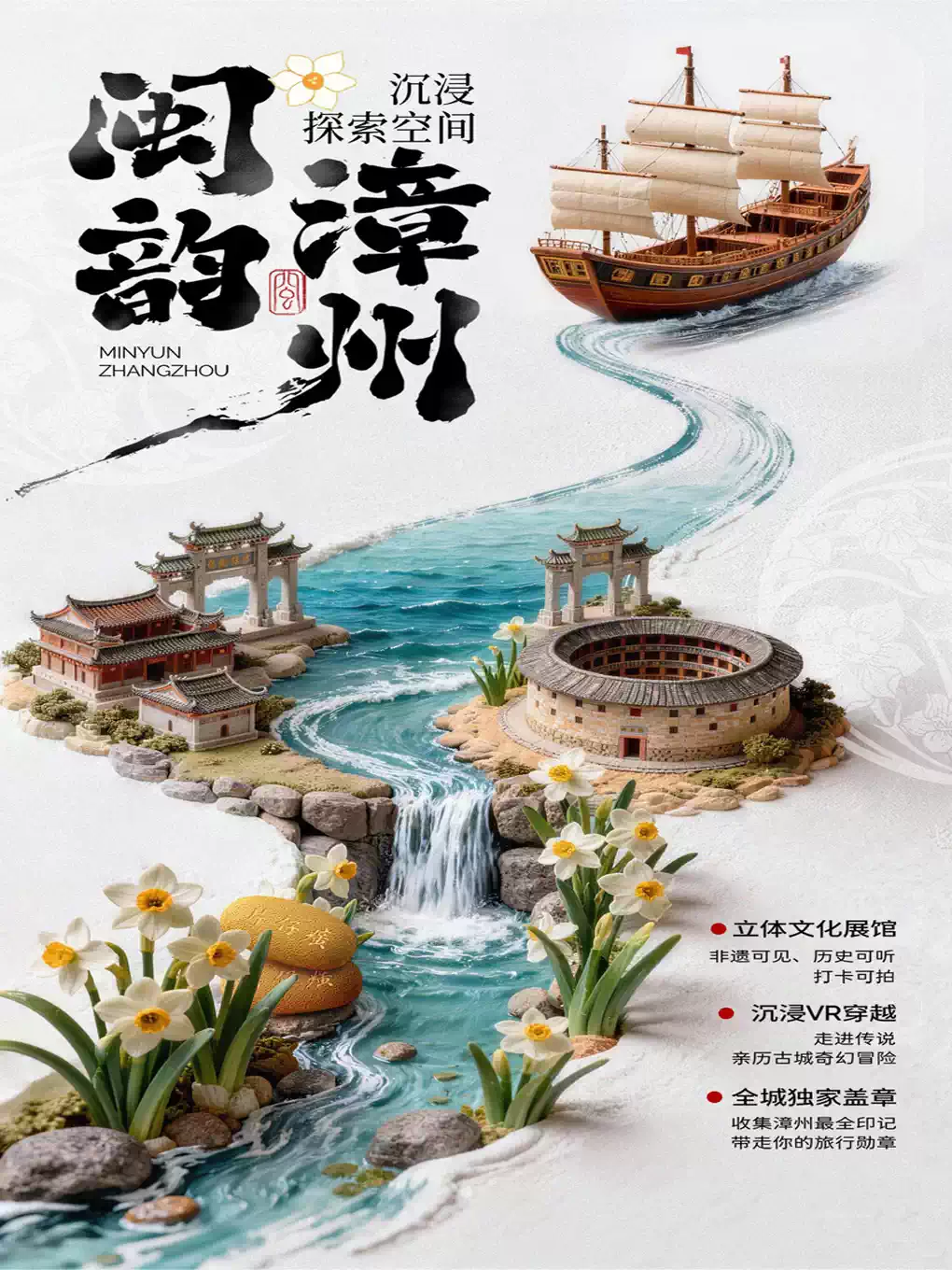 [春节通用] 闽韵漳州 · 探秘海上丝路 XR沉浸体验展