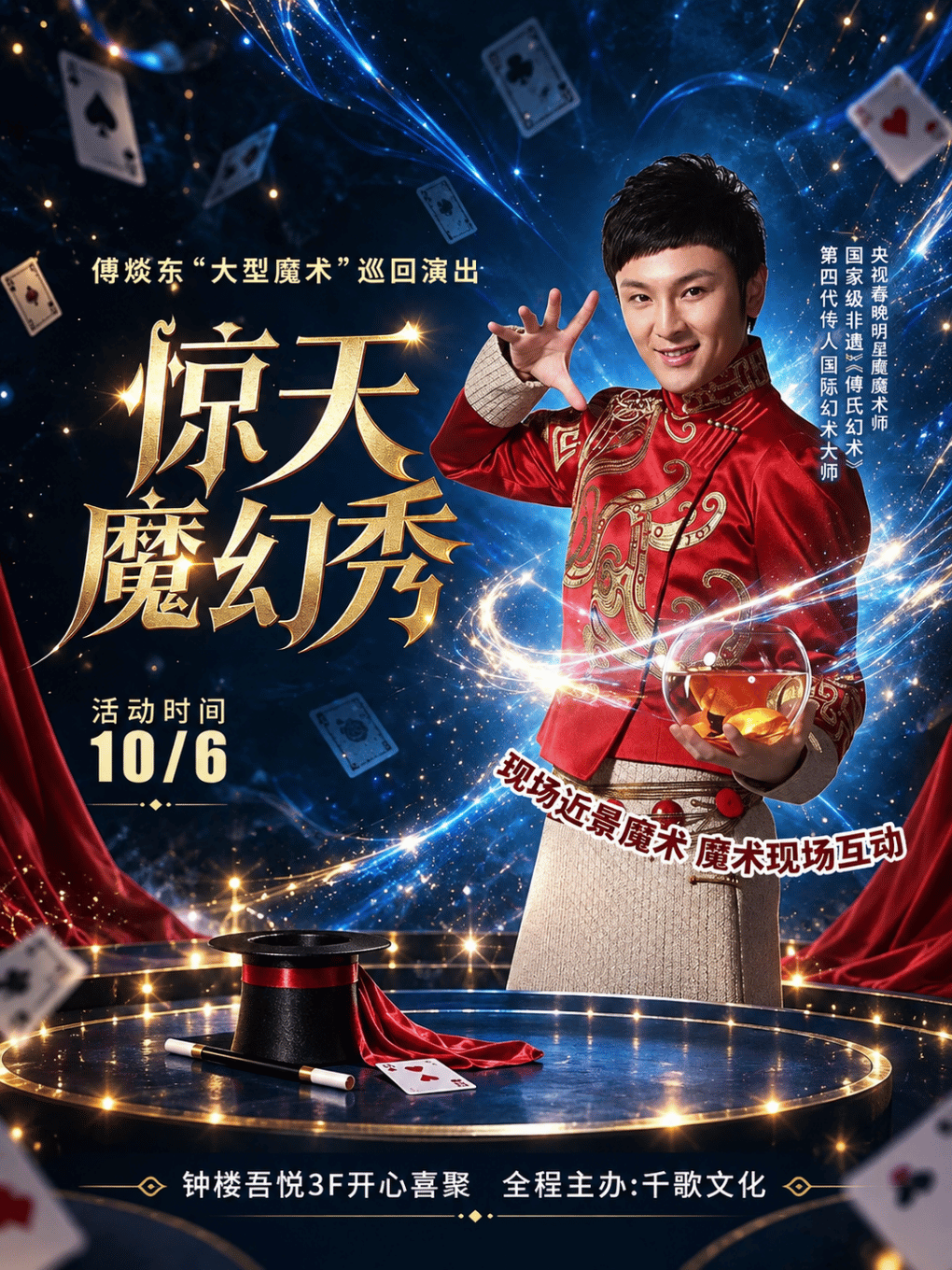 【常州】《惊天魔幻秀》——『常州钟楼吾悦国际国庆-傅琰东』