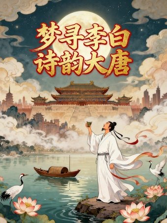 晋中10.25日大型诗词亲子互动剧《梦寻李白诗韵大唐》-介休站