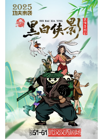 武汉亲子杂技剧《黑白侠影·太极熊猫》