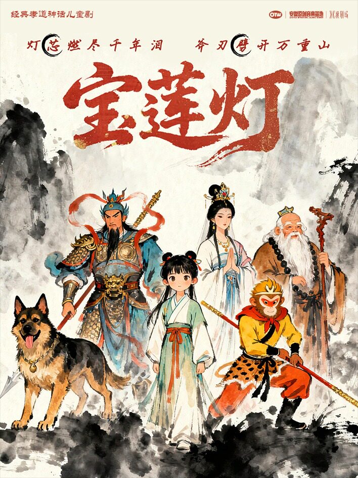 经典孝道神话儿童剧《宝莲灯》