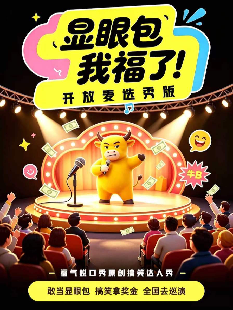 喜剧达人秀《显眼包我福了》 · 开放麦选秀版（杭州…