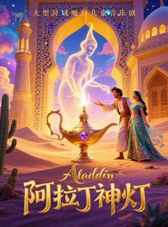 热门活动-【武汉】欢乐童年·大型异域魔幻儿童音乐剧《阿拉丁神灯》