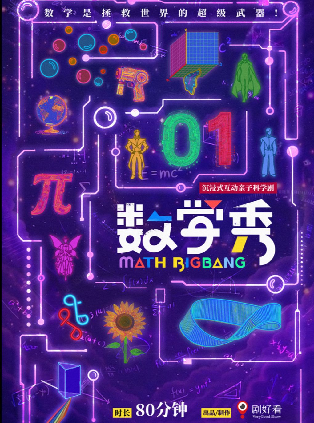 沉浸式互动亲子科学剧《数学秀》