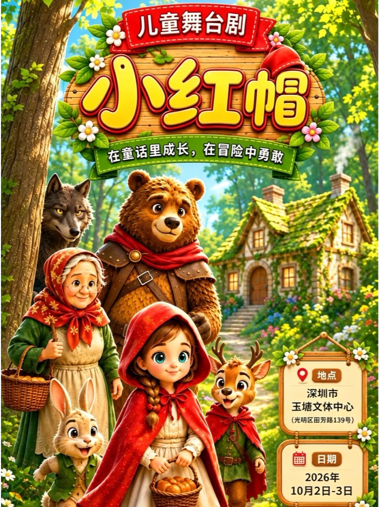 《小红帽》儿童剧