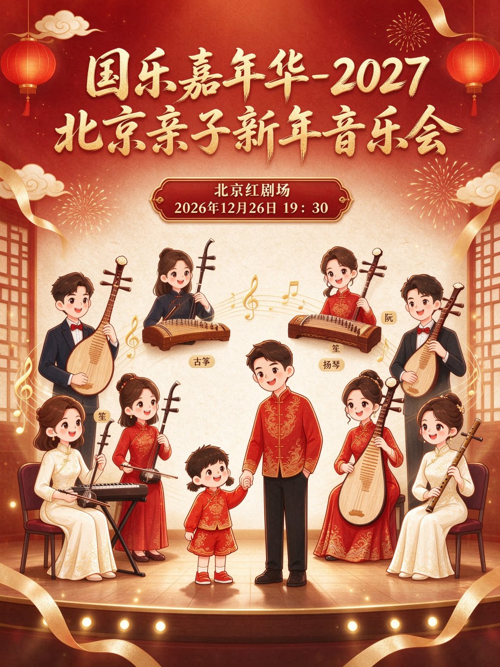 国乐嘉年华-2027北京亲子新年音乐会