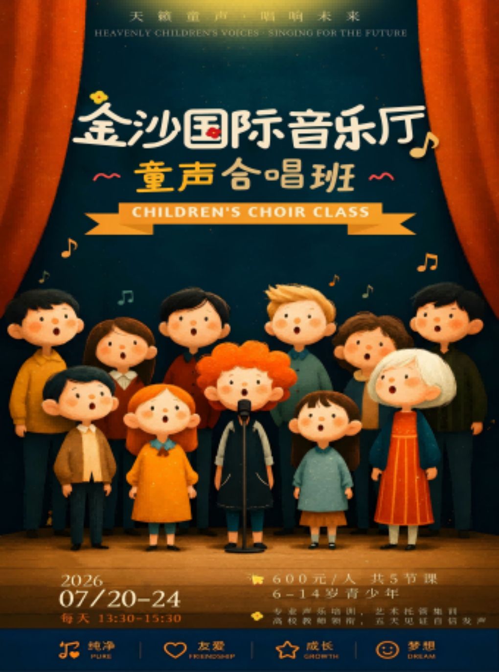 热门活动-【成都】金沙国际音乐厅童声合唱班
