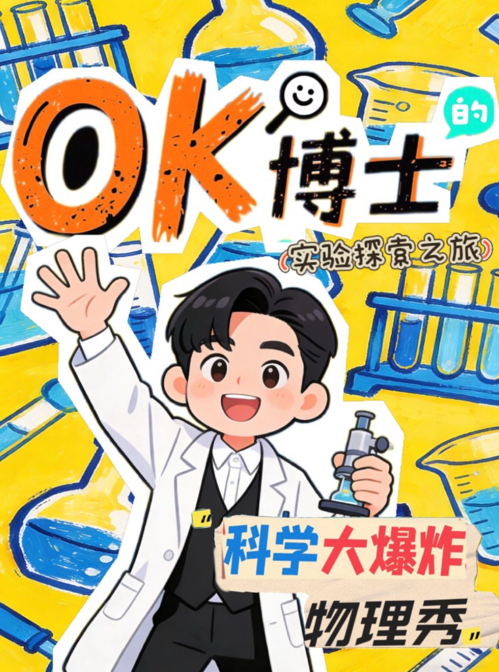 【广州】【暑假特惠】学前科普｜OK博士的实验探索之旅｜亲子物理秀｜科学大爆炸3.0｜边看边玩边学习