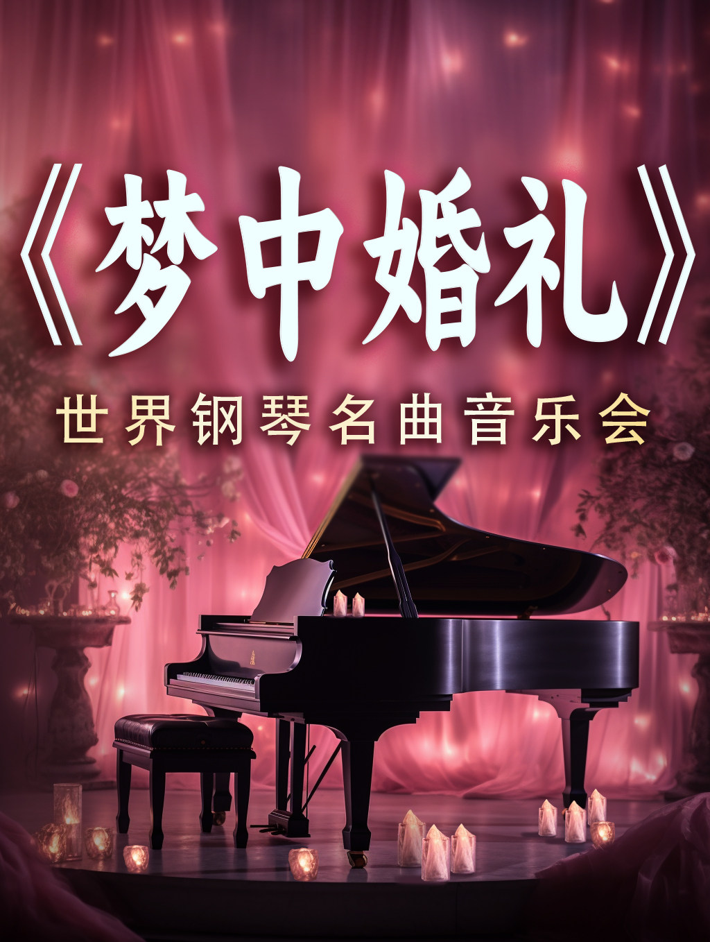 【成都】《梦中的婚礼》《我心永恒》世界名曲浪漫烛光音乐会
