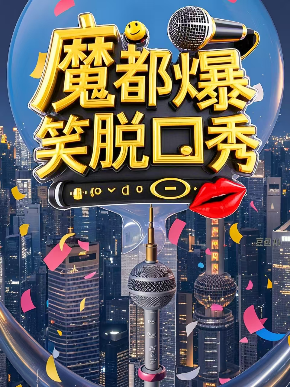 【上海】【麦乐门脱口秀】｜精品场｜外滩网红周一到周日每天4场｜场场爆满｜轻松解压