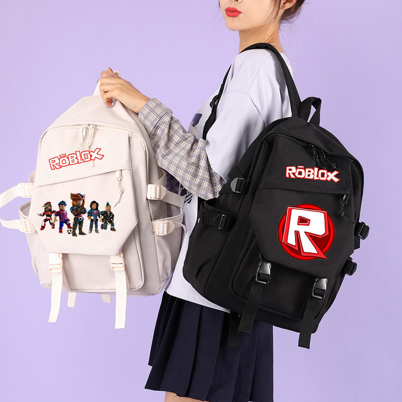 Roblox书包游戏罗布乐思双肩包可爱卡通动漫周边初中生中学生背包