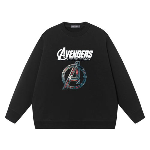 漫威复仇者联盟名圆领卫衣男