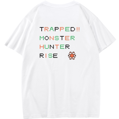 豆小萌Monster Hunter Rise短袖怪物猎人衣服崛起游戏动漫周边T恤