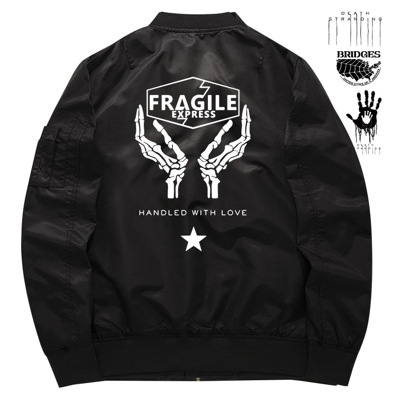 死亡搁浅周边PS4游戏小岛秀夫冲锋衣夹克外套加棉加厚衣服外衣服